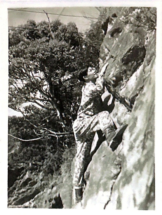 Training at Xiaogetou Mountain